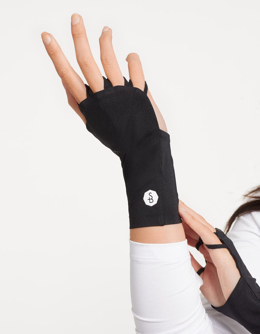 Women's UPF 50+ Palmless Gloves | Cooling Sun Protection for Hands
